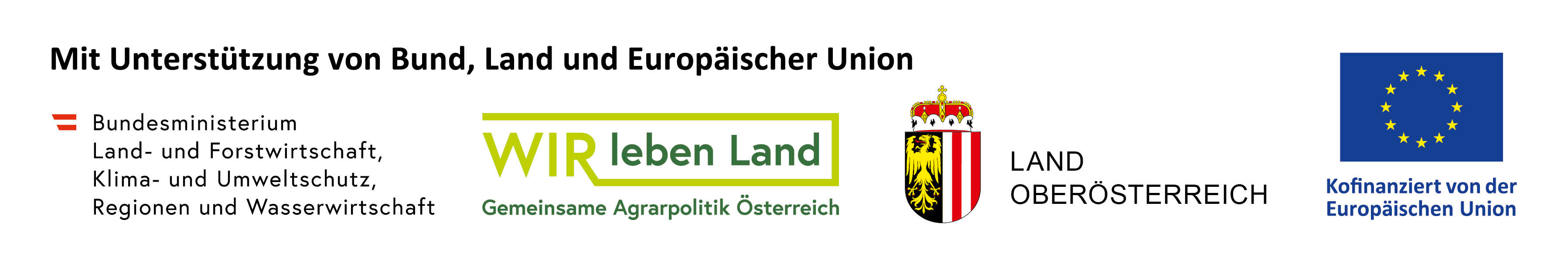 Mit Unterstützung von Bund, Land und Europäischer Union